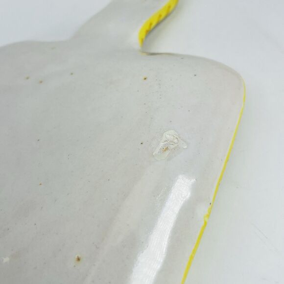 Italy Pottery Majolica Snack Set Tray Cup Galletto Rooster Design Terracotta VTG - Picture 8 of 16